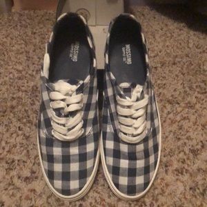 Checkered shoes